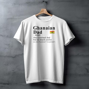 Ghana T-shirt For Dad, Ghanaian Heritage Shirt, Dad Definition Shirt, Ghana Gift Idea, Gift for Ghanaian, African Heritage Tee, African Gift image 8