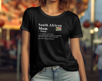South African Heritage Shirt, Mom Definition Shirt, Republic of South Africa Gift Idea, Gift for South African, African Heritage Tee,African