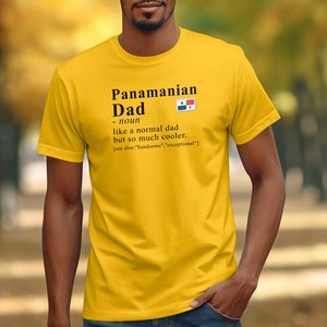 Panama T-shirt For Dad, Panamanian Heritage Shirt, Dad Definition Shirt, Panama Gift Idea, Gift for Panamanian, Caribbean Heritage Tee