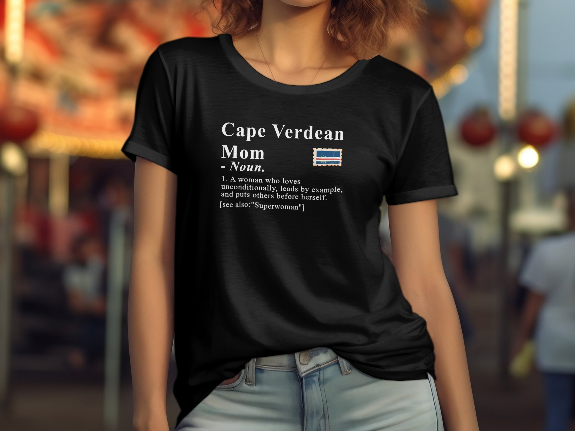 Cape Verdean Heritage Shirt, Mom Definition Shirt, Cape Verde Gift Idea, Gift for Cape Verdean, African Heritage Tee, African Culture Gift