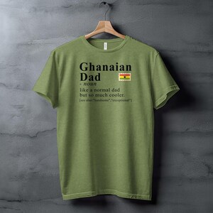 Ghana T-shirt For Dad, Ghanaian Heritage Shirt, Dad Definition Shirt, Ghana Gift Idea, Gift for Ghanaian, African Heritage Tee, African Gift image 9