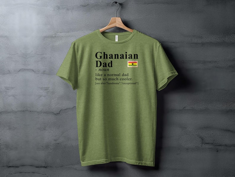 Ghana T-shirt For Dad, Ghanaian Heritage Shirt, Dad Definition Shirt, Ghana Gift Idea, Gift for Ghanaian, African Heritage Tee, African Gift image 9
