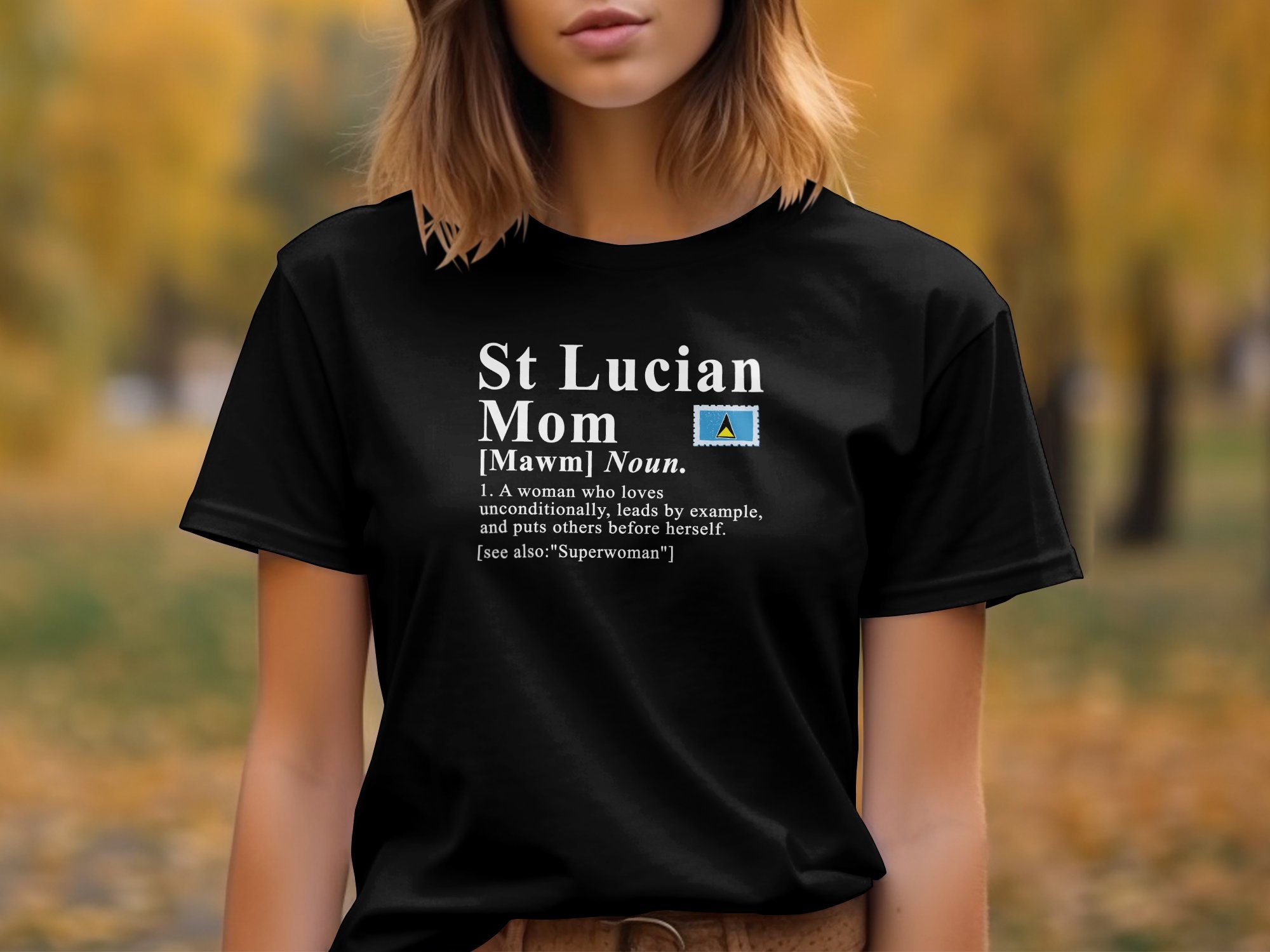 Mom Definition Shirt, St Lucian Mom Definition Shirt, St Lucia Shirt