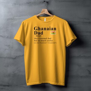 Ghana T-shirt For Dad, Ghanaian Heritage Shirt, Dad Definition Shirt, Ghana Gift Idea, Gift for Ghanaian, African Heritage Tee, African Gift image 10
