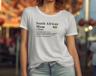 Republic of South Africa T-shirt For Mom, South African Heritage Shirt, Mom Definition Shirt, Republic of South Africa Gift Idea, African