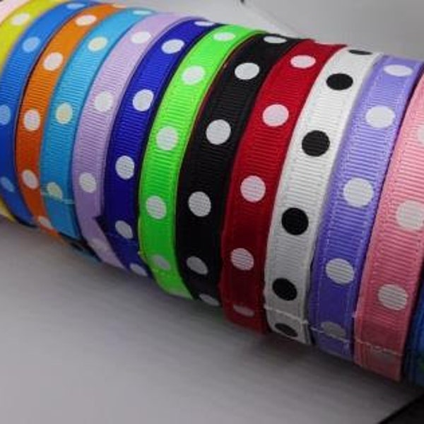 Puppy Dots Whelping Set, Soft, Break Away Buckle and Adjustable Puppy Collars for ID of Baby Puppies in a Litter