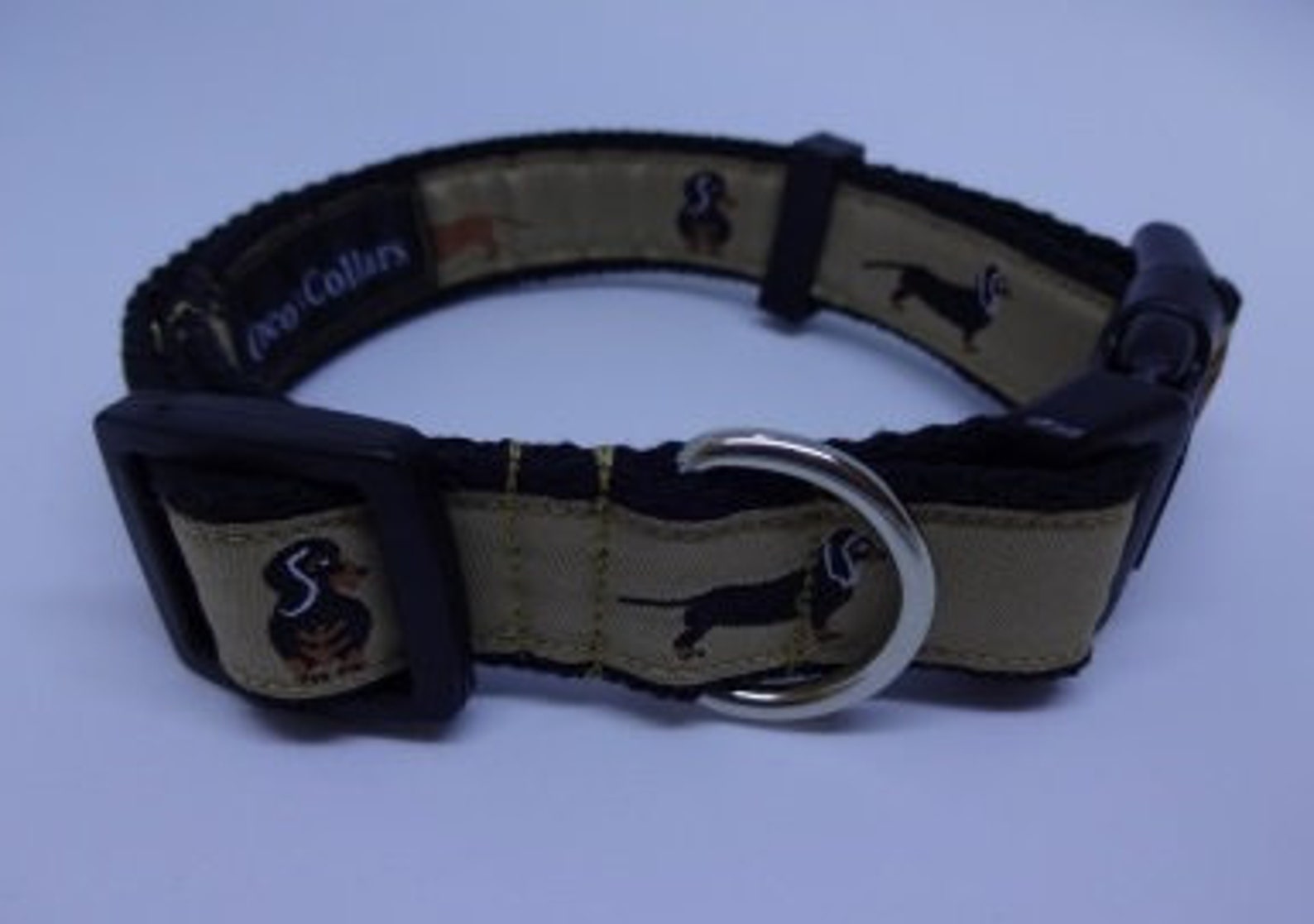 Dachshund Adjustable Dog Collar 20mm Wide Up To 45cm Long Etsy