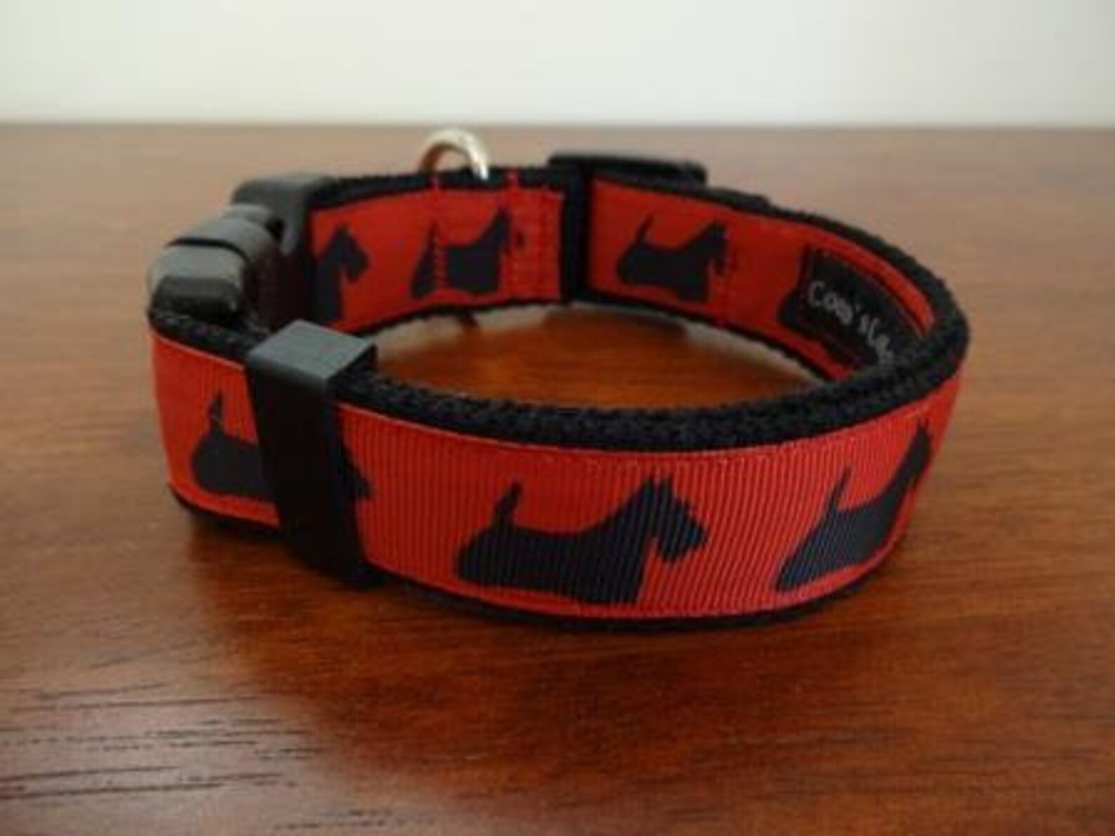 Scottish Terrier Scottie Adjustable Dog Collar 25mm wide up Etsy