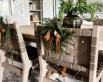 Neutrale kerst mini kastkransen met lint, mini ceder kastkransen, boerderij kastkrans, boerderij Thanksgiving decor
