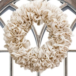 Grey & Beige Farmhouse Shabby Chic Cottage Rustic Handmade Front Door –  Wreaths By Runco