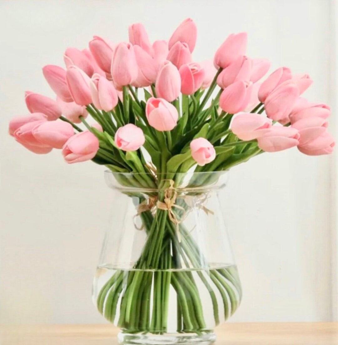 Artificial Tulips, Real Touch Tulip Stems, Life Life Tulip Bulb, Realistic Artificial Spring