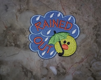 Girl Scout Rained Out Fun Patch