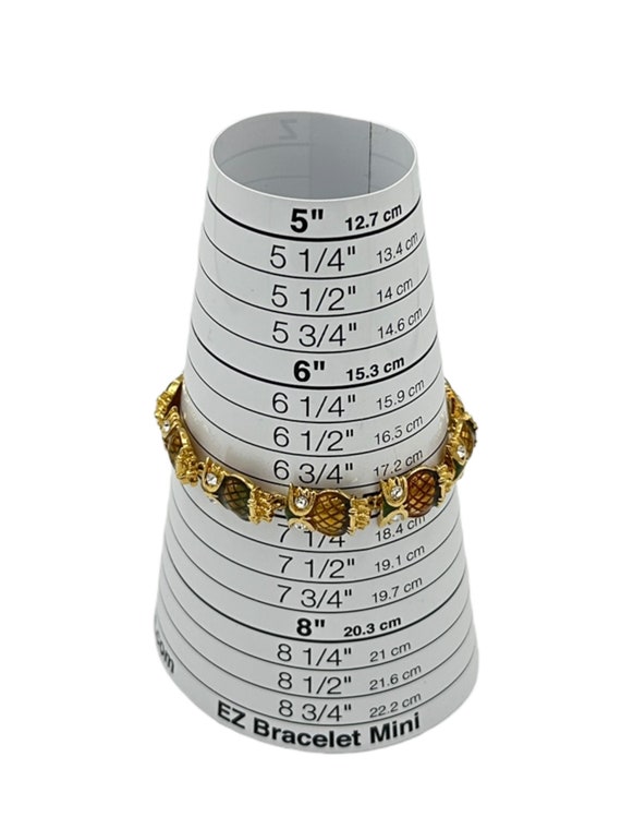 Kenneth Jay Lane KJL Enamel Owl Link Bracelet | K… - image 9