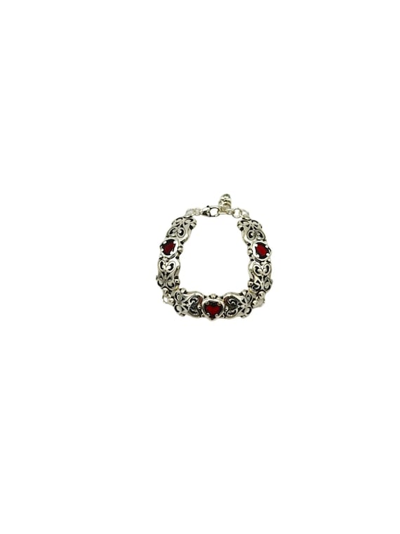 Brighton Retired Jewelry 'Endless Love' Red Heart 