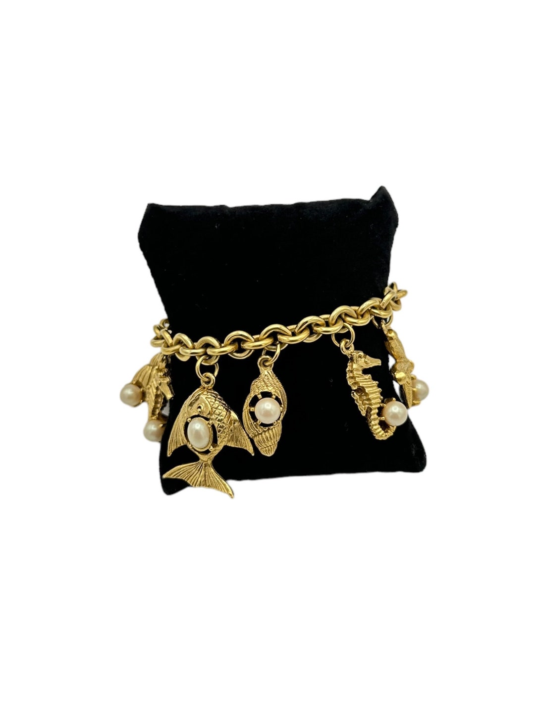 Bracelet Vintage En Coquillages Naturels - Bijou Ancien, Occasion Bon état, Fabrication Française