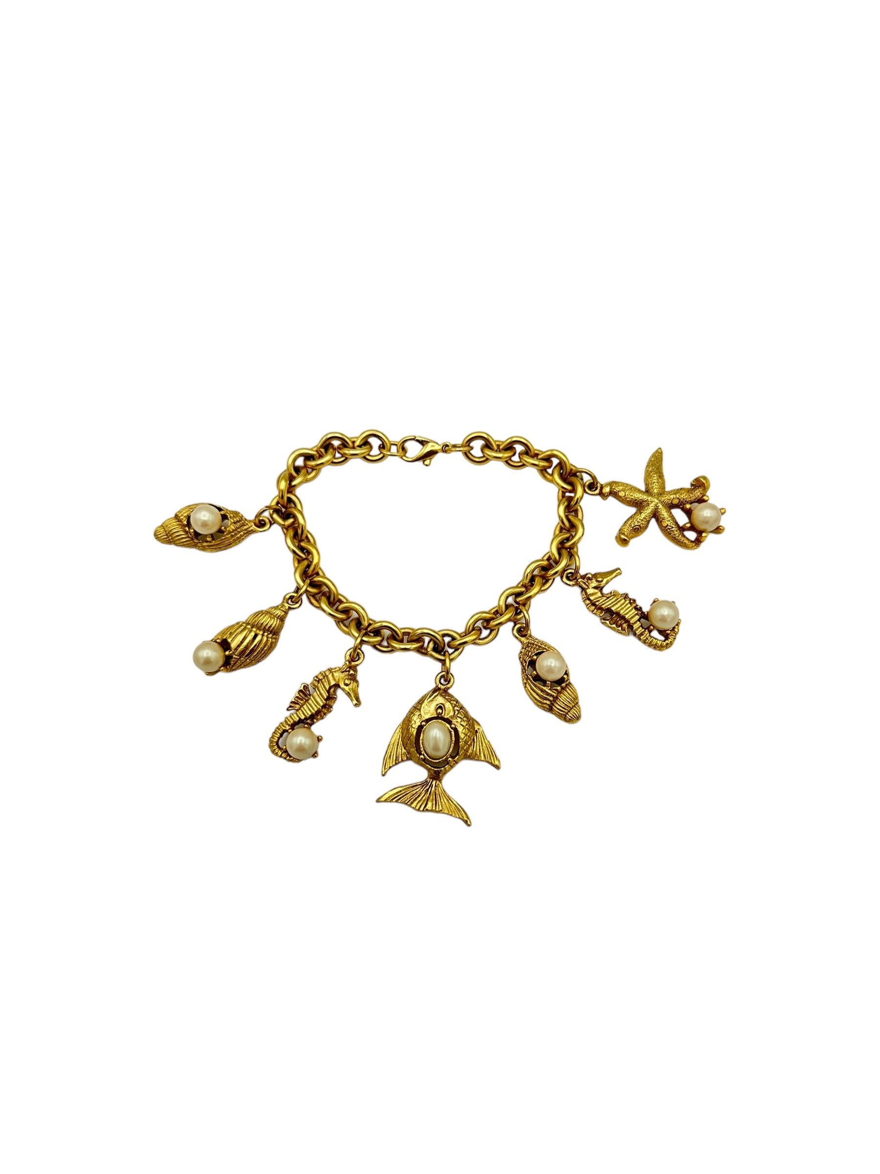 Bracelet Vintage En Coquillages Naturels - Bijou Rétro, Décoration - Occasion De France