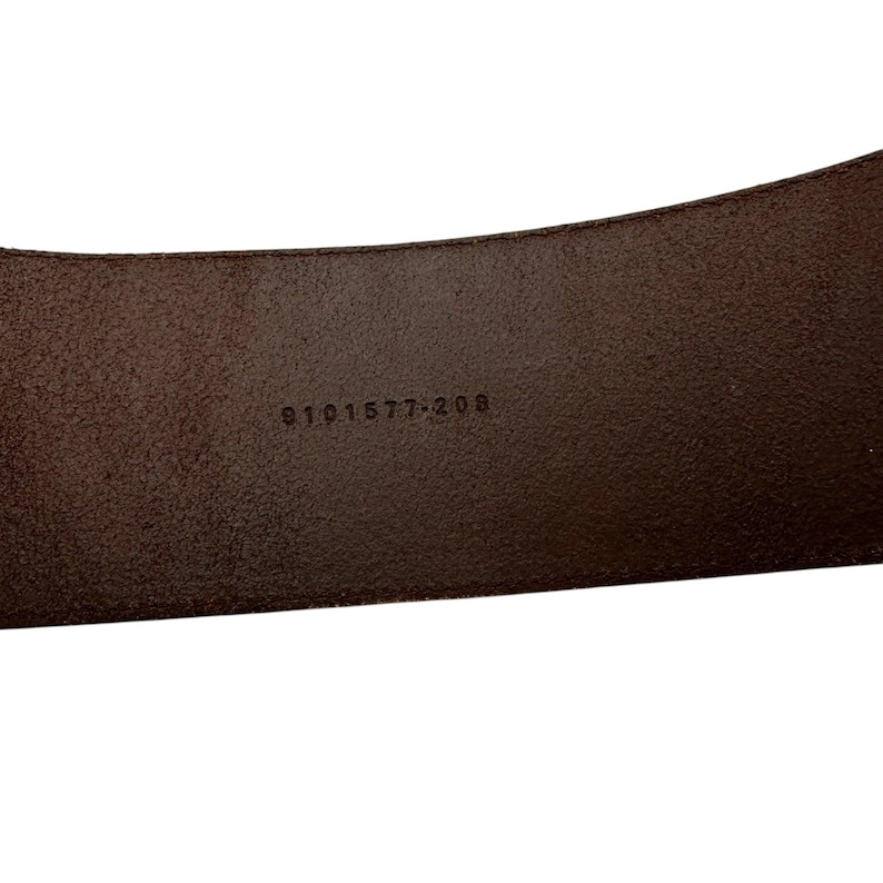 Vintage Ralph Lauren Brown Leather Equestrian Belt with Pockets Sz M