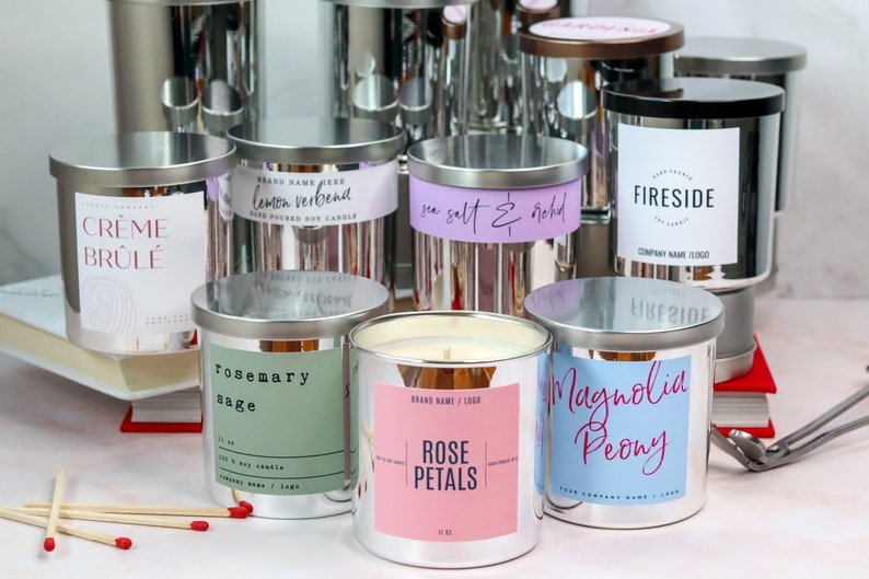 Wholesale 11 oz. Soy Candles. Soy Candles For Resale. Private Etsy