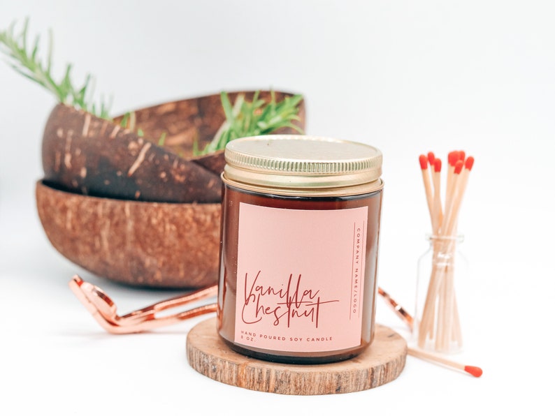 Wholesale Soy Candles 8 Oz. Private Label Soy Candles. Custom Etsy