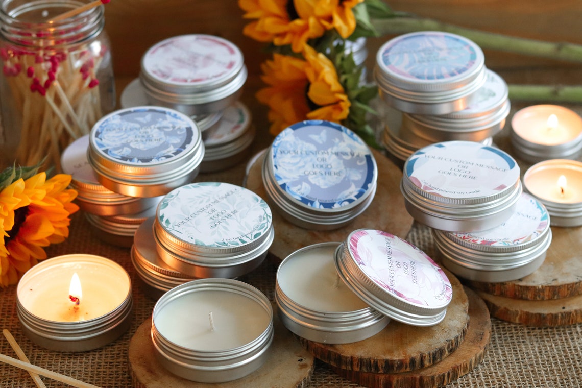Wholesale 2 oz. Soy Candles. Tin Jars Soy Candles. Any Scent. Etsy