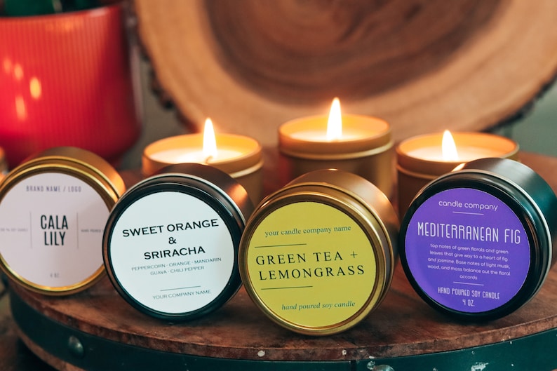 Wholesale 4 Oz. Soy Candles Set of 40 Bulk Soy Candles Etsy