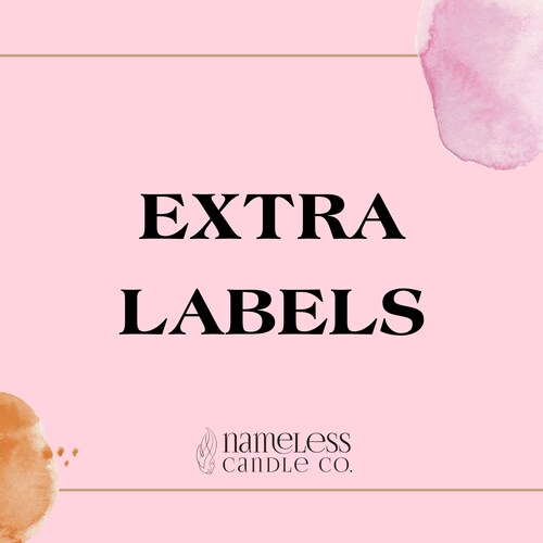 Extra Labels for Your Wholesale Order Set of 10 Etsy