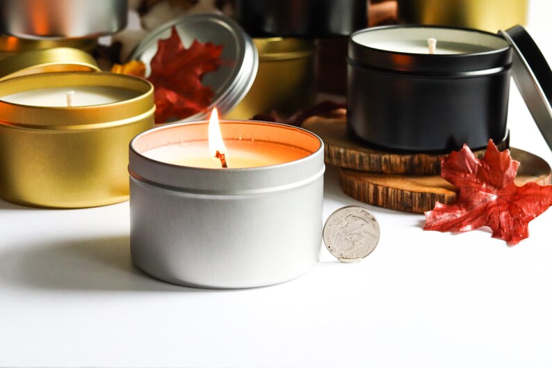 Wholesale 8 oz. Soy Candles Tins. Bulk Soy Candles. Candles Etsy