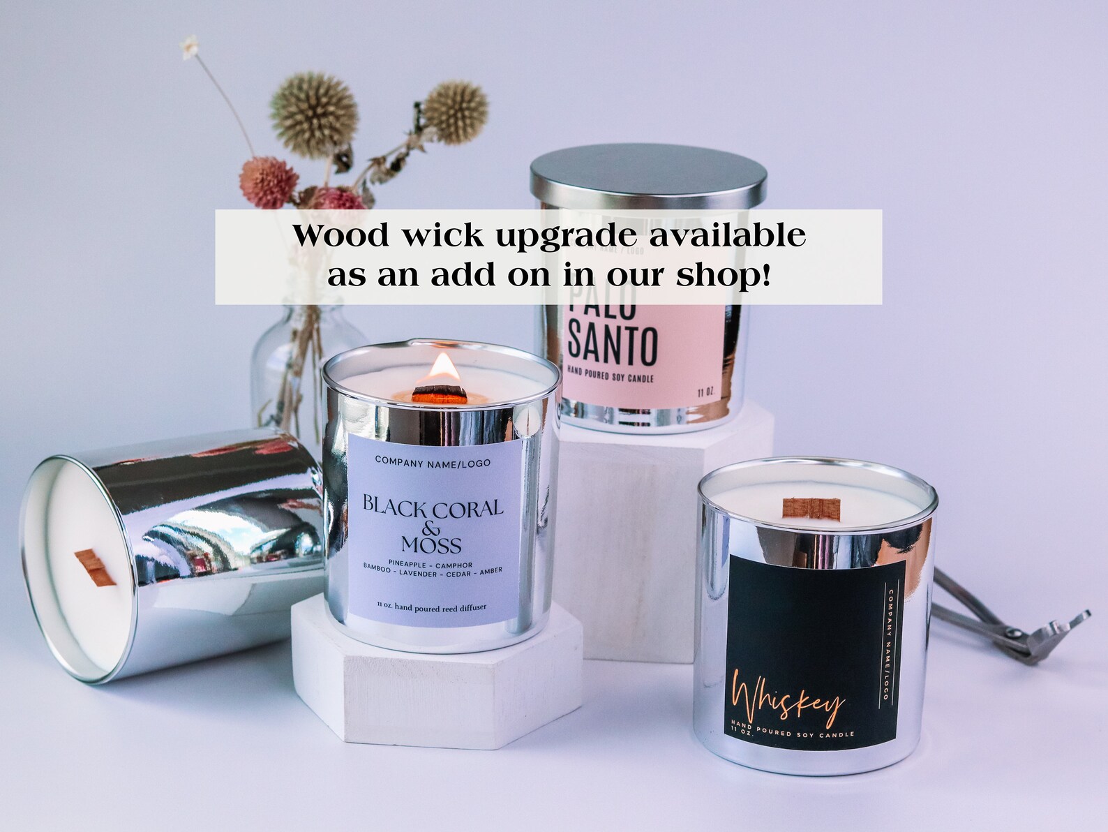 Wholesale 11 Oz. Soy Candles. Soy Candles for Resale. Set of Etsy