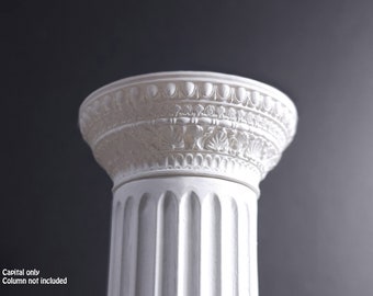 Miniature Roman Doric Capital with Acanthus Motif dollhouse column scale capital 1/12 size