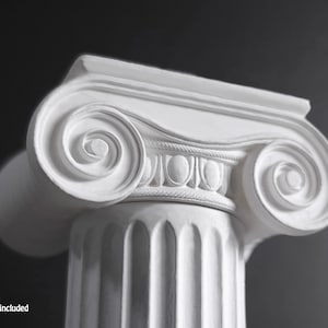 Miniature Greek Erectheum Capital dollhouse column scale column capital 1/12 size
