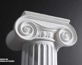 Miniature Greek Erectheum Capital, 1/12 Scale Dollhouse Column