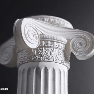Miniature Empire Capital with Necking dollhouse column scale column capital 1/12 size