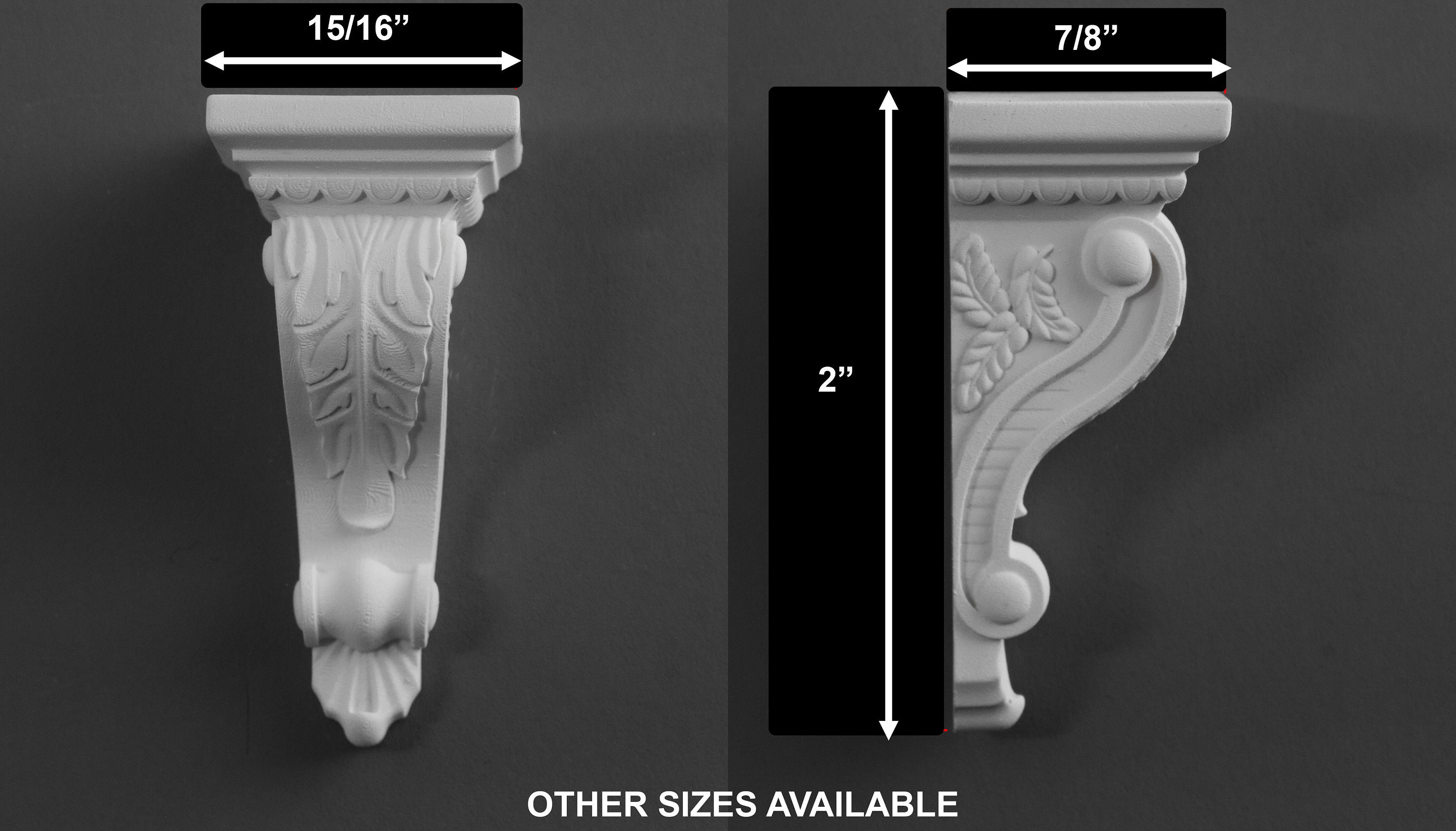 C19 Miniature Dollhouse Corbel 1/12 scale C19 Miniatures Art