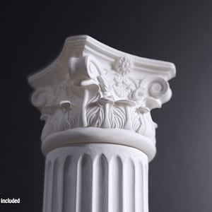 Miniature Roman Corinthian Capital dollhouse column scale capital 1/12 size