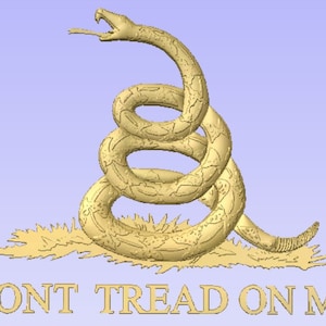Dont Tread On Me 3D model