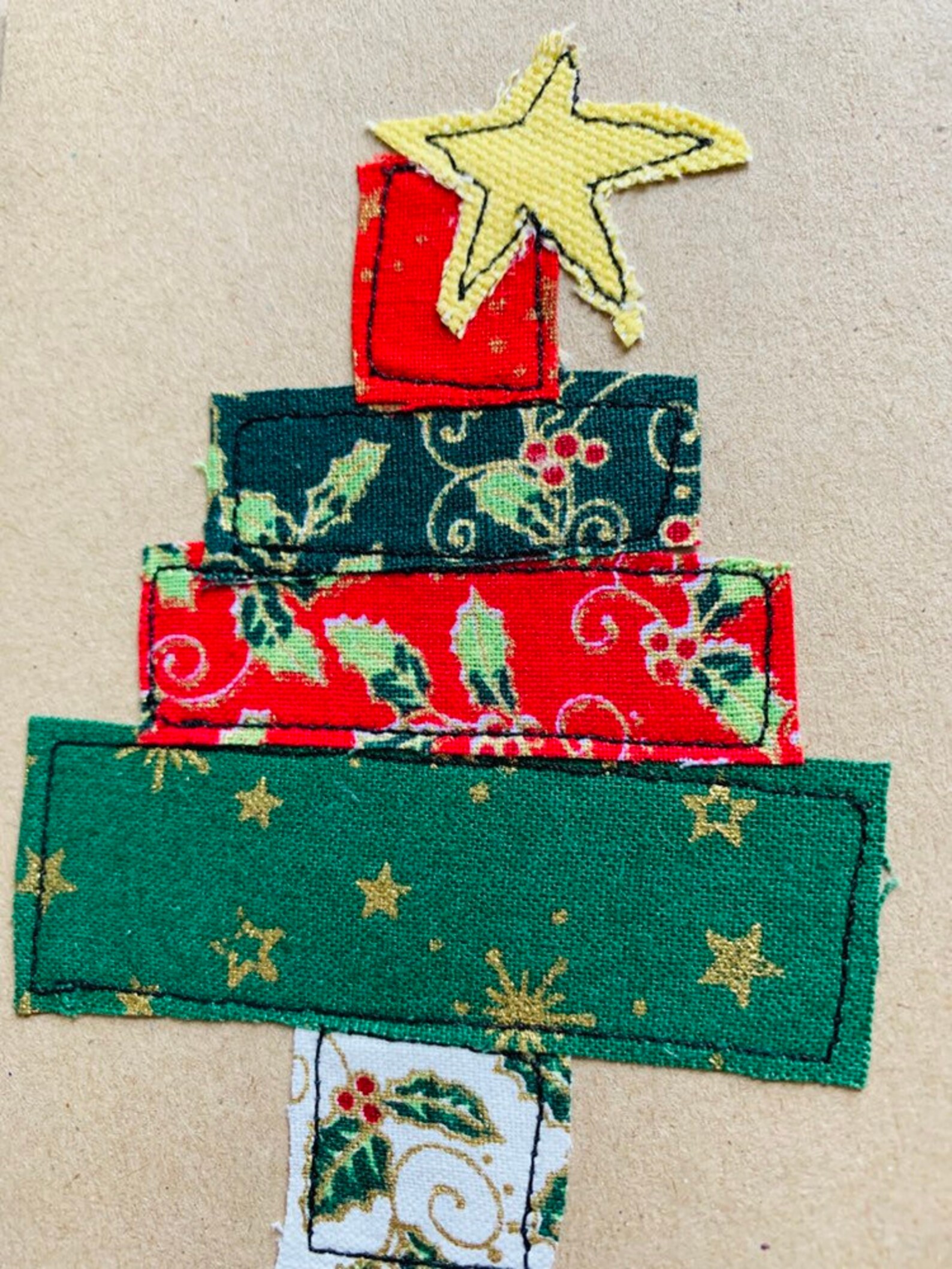 Christmas Appliqué Card Bundle Appliqué Christmas Card Pack Etsy