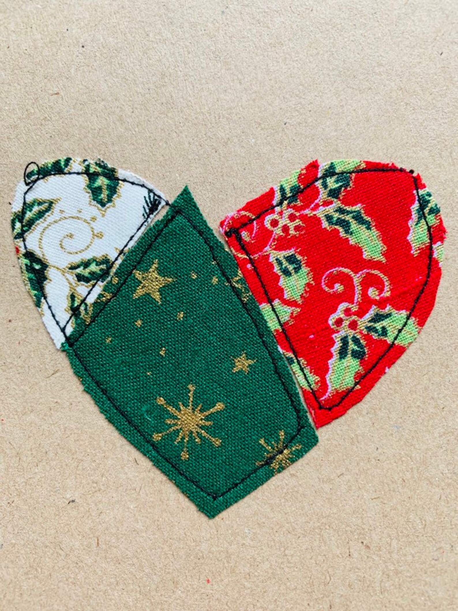 Christmas Appliqué Card Bundle Appliqué Christmas Card Pack Etsy