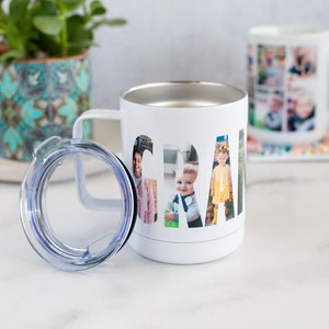 Grandma Travel Mug Personalized with Photo and Keepsake Gift
