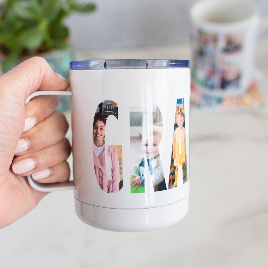 Grandpa Travel Mug Personalized With Photo and Keepsake Gift - Etsy
