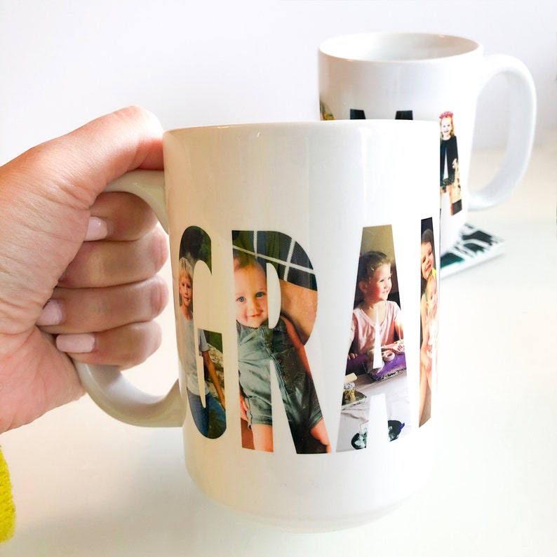 Grandma Mug Personalized with Photo and Keepsake Gift image 1
