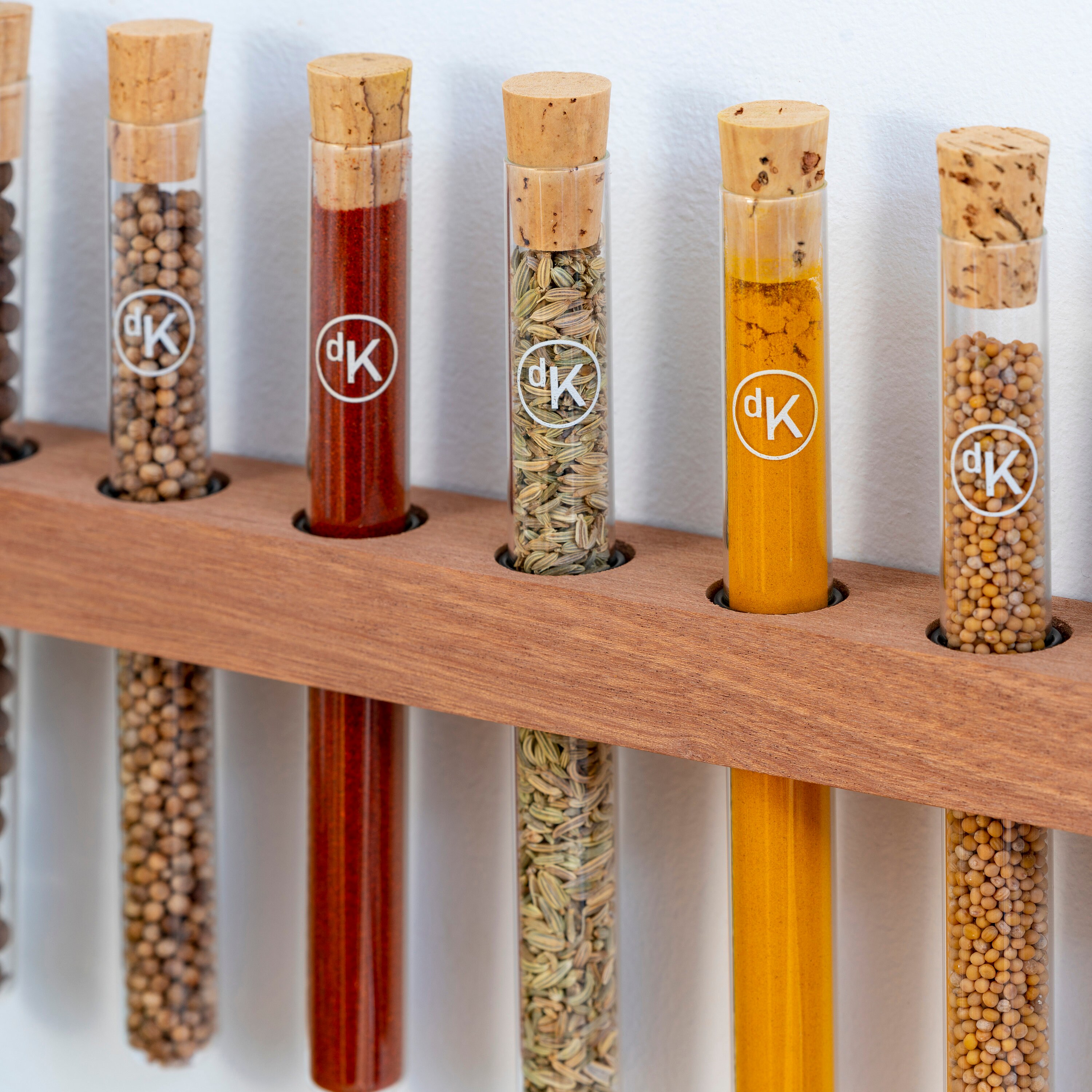 Spice Rack With Testing Tubes, Medium - Etsy