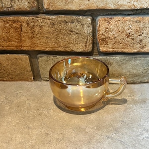 Jeannette Marigold Carnival Glass Tea or Coffee Cup
