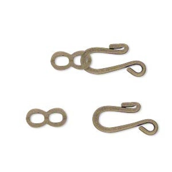 Hook and eye clasp deals