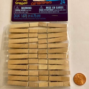 Finished Craft Clothes Pins cp