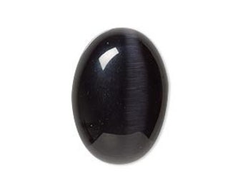 Cat's Eye Black Cabochon Stones             177