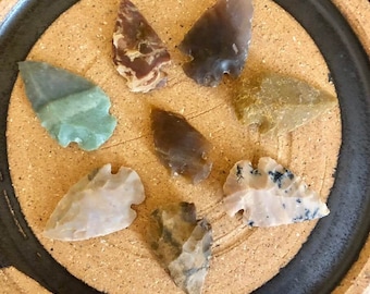 Fancy Jasper Arrowheads     A