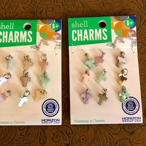 Mother of Pearl Shell Cross Charms                               154