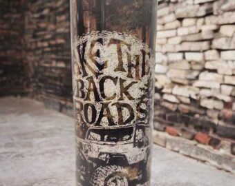 Take the back roads 20oz Jeep Tumbler