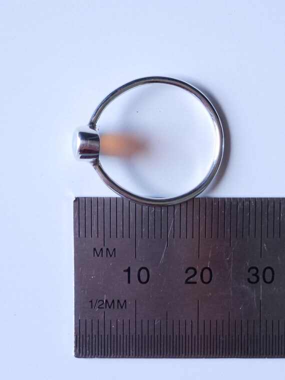 ♡ ソリッドオーストラリアオパールリング/サイズUS 7 1/2