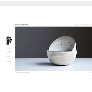 Tema do portfólio - modelo mínimo de site WordPress para criadores